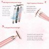 T-shaped vibrating facial massager